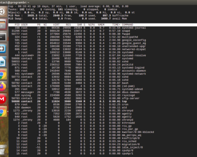 top-command-by-memory-usage